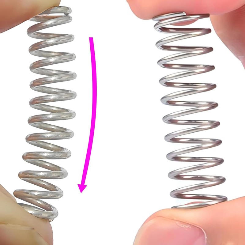 10Pcs Coil Extended Compressed Spring, Compressed Springs, Stainless Steel Springs,