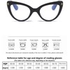 Viseng Womens Oversized Cateye Reading Glasses Blue Light Computer Glasses