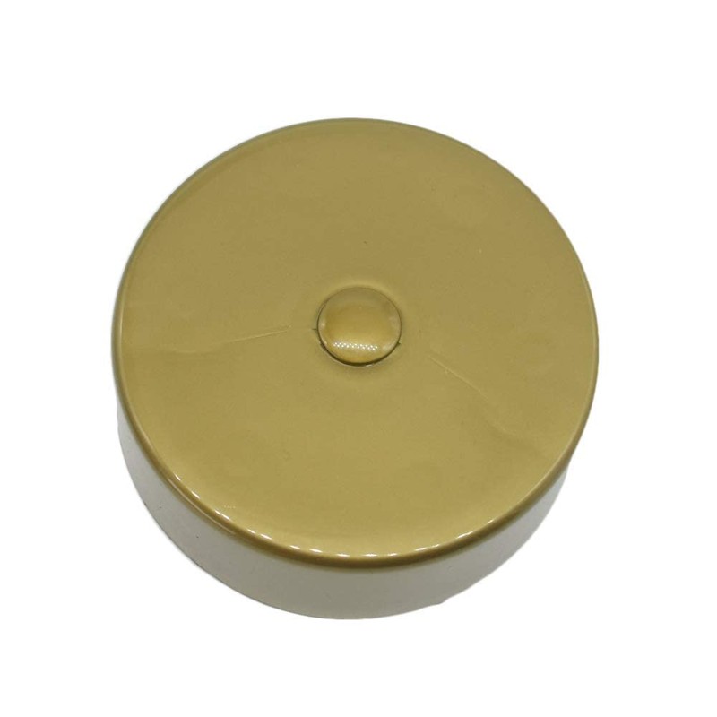Distribution Box Gold Plastic with Accessories Diameter 73 x 24