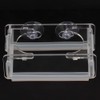 Acrylic Fish Food Feeder for Fish Tank Aquarium with Suction