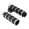CADUFUELLY Pair of Motorcycle Hand Grips, 1" Universal Non-Slip Handlebar