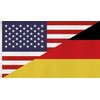 Flag Germany / USA 90 x 150 cm Colour Germany