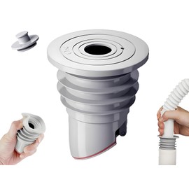 Washing Machine Drain Hose Seal.Floor Drain Plug Sewer Pipe Seal Sealing Cover. Sink Drain Pipe Silicone Seal,Wash Basin Drain Pipe Seal. 1.77in -1.96in [M (45-50mm)]