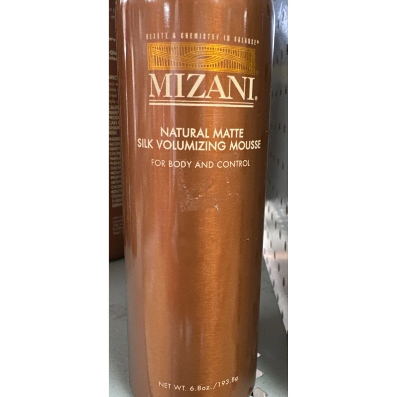 Mizani Natural Matte Silk Volumizing Mousse For Body And Control