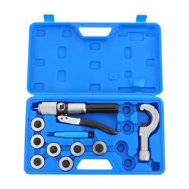 Jiabailie Hydraulic Copper Tube Expander Tool,HVAC Hydraulic Swaging Tool Kit,CT-300 Hydraulic Tube Expander 7 Lever Swaging Tool Kit 3/8 to 1-1/8inch with Tube Cutter and Deburring Tool