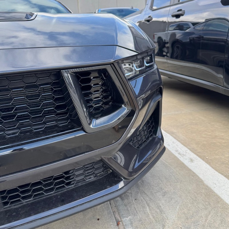 2024+ Mustang GT & GT Premium Front Grill Inserts (ABS