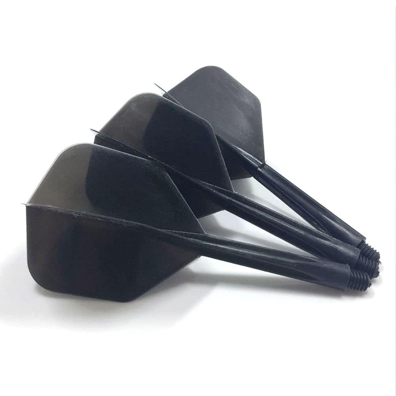 SaveSooo Dart Flight Integrated Darts Shaft Flight Integrated Flight (Black)