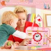 8 in 1 Toddler Busy Board for 1 Years Old,