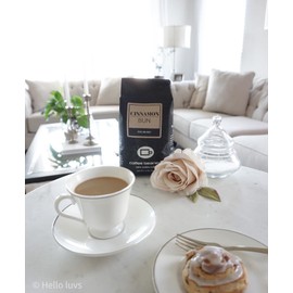 Cinnamon Bun Flavored Coffee, Specialty Arabica Coffee, Medium Roast, 12 ounce, Automatic Drip (Ground)