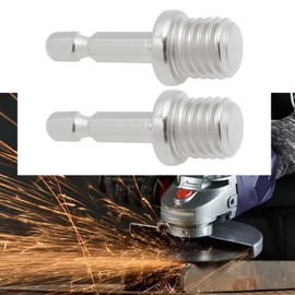 SG Store 3-Piece Hex Drill Adapter M14 Adapter 1/4 Inch Hex for Drill, Cordless Screwdriver, Drill Chuck Support Plate, Splitting Tools, Electric Screwdriver, 45.5 x 16.9 mm