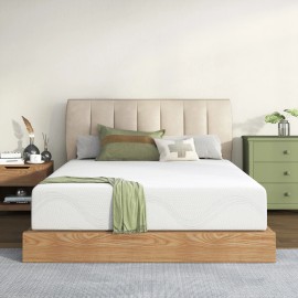 Twin Size Memory Foam Mattress 6 Inch with Cooling Green Tea Gel CertiPUR-US Certified Whitecolor: White, size: 75.00 * 38.00 *6.00 Product weight (pounds): 21.00