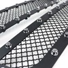 Spec-D Tuning Rivet Style Mesh Black Upper Main Grille Inserts