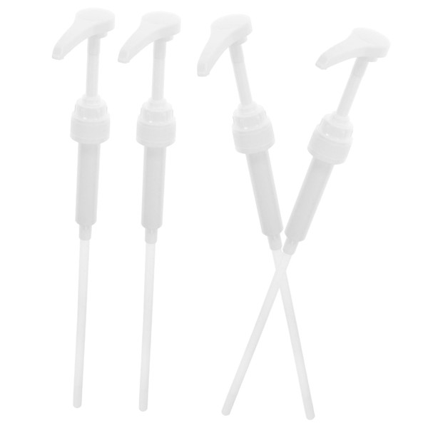 OHPHCALL 1set Syrup Bottle Pumps Easy Squeeze Beverage Dispenser for