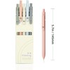 KAPASKI Gel Pens, 5 Pcs 0.5mm Japanese Black Ink Pens