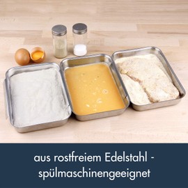 c|h|g chg Panier-Set, rostfreier Edelstahl, Silber, 3318-00, 1 - Pack