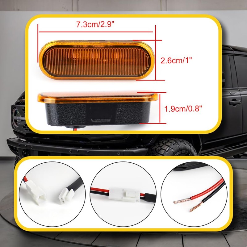 Atubeix LED Grill Lights for Ford Bronco 2021 2022 2023