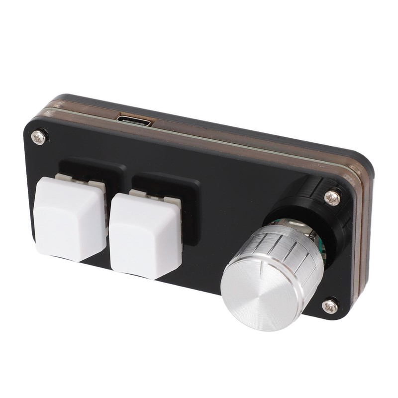 Macro Programming Keyboard Professional 2 Keys 1 Knob Blue Switch