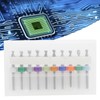 10PCS 3.1-4mm Hard Alloy Bit Micro Drill Bits Set Straight
