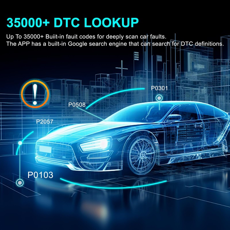 OBD2 Scanner Reader Bluetooth - Clear/Reset Vehicle Engine Error Code