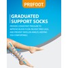 Profoot Flight Compression Socks for Women - 2 Pairs, Knee-High