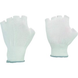 Midori Anzen Low Dust Giving Gloves (Finger Cut Type), Pack of 10, L