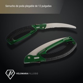 LION TOOLS - Serrucho De Poda Plegable 12 Pulgada Triple Filo Manual 59cm