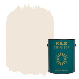 KILZ TRIBUTE Paint & Primer, Interior, Matte, Champagne White, 1 Gallon