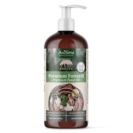 AniForte Barf Futteröl für Hunde 1L – Natürliches, kaltgepresstes Premium Barf Öl, ideale Mischung reich an Omega 3 & Omega 6, Barföl als artgerechter & ausgewogener Barf Zusatz