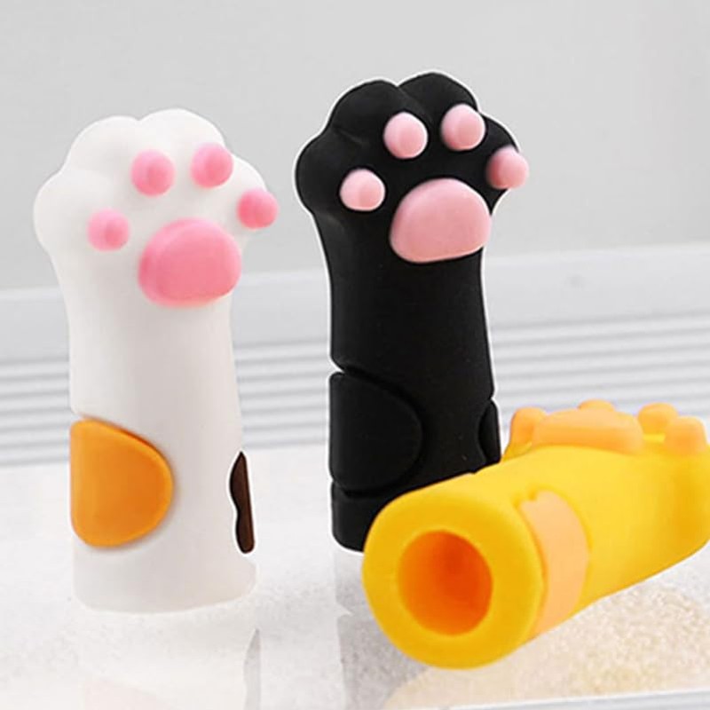 9Piezas Funda de Silicona para Tijeras de Cutícula Protector Antideslizante