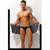 Men Soft Wearable Bath Towel Short Pants Soft Mircofiber Swimming