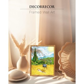 DECORRECOR Colorful Eclectic Decor, Maximalist Framed Wall Art 8x10 Inch, Whimsical Decor for Home Wall (Picture in Picture)