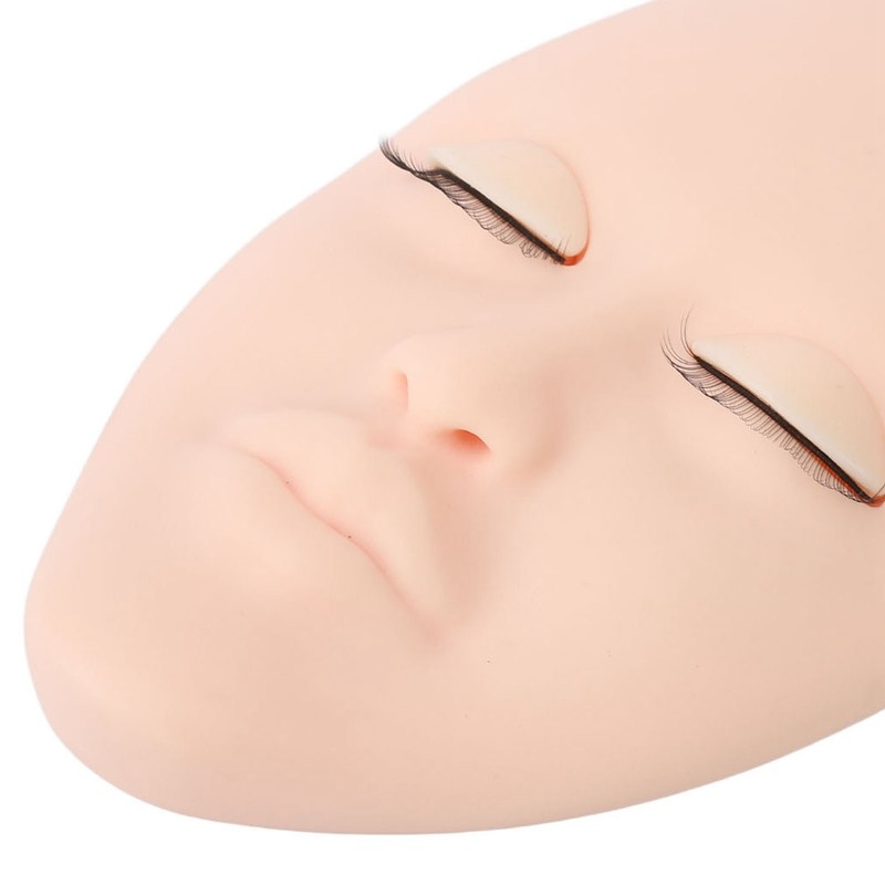 Lash Mannequin Head Eyelash Extension Practice Doll Head with 3