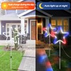 4th of July Decorations Red White and Blue Lights, 4PCS