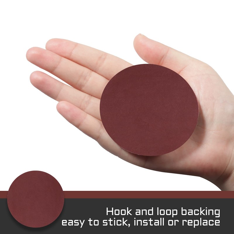 LEONTOOL Sanding Discs 3 Inch 1500 Grit Hook and Loop