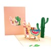 iGifts And Cards Cute Llamas Family 3D Pop Up Greeting