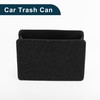 TUCKBOLD Car Trash Can Portable Seat Back Trash Bin Black