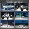 20 Pods Alloy Pure White LED Rock Light for Trucks