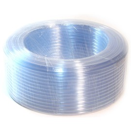 SAMMI Clear Vinyl Tubing Flexible Hose Tube, Plastic Inner Diameter 0.2 inch (6 mm) x Outer Diameter 0.3 inches (8 mm), 12.8 ft (30 m)