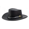Jacaru Australia 1003 Swagman Hat, Black, Medium