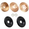 Angle Grinder Attachments Wood Carving Disc Set for 4" or