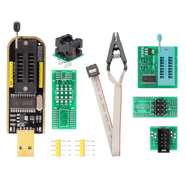 S018 SOP8 Test Clip Binghe USB BIOS Programmer V1.8, CH341A