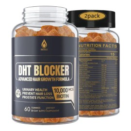 Envydeal Gomitas Dht Bloqueador Para Crecimiento De Cabello