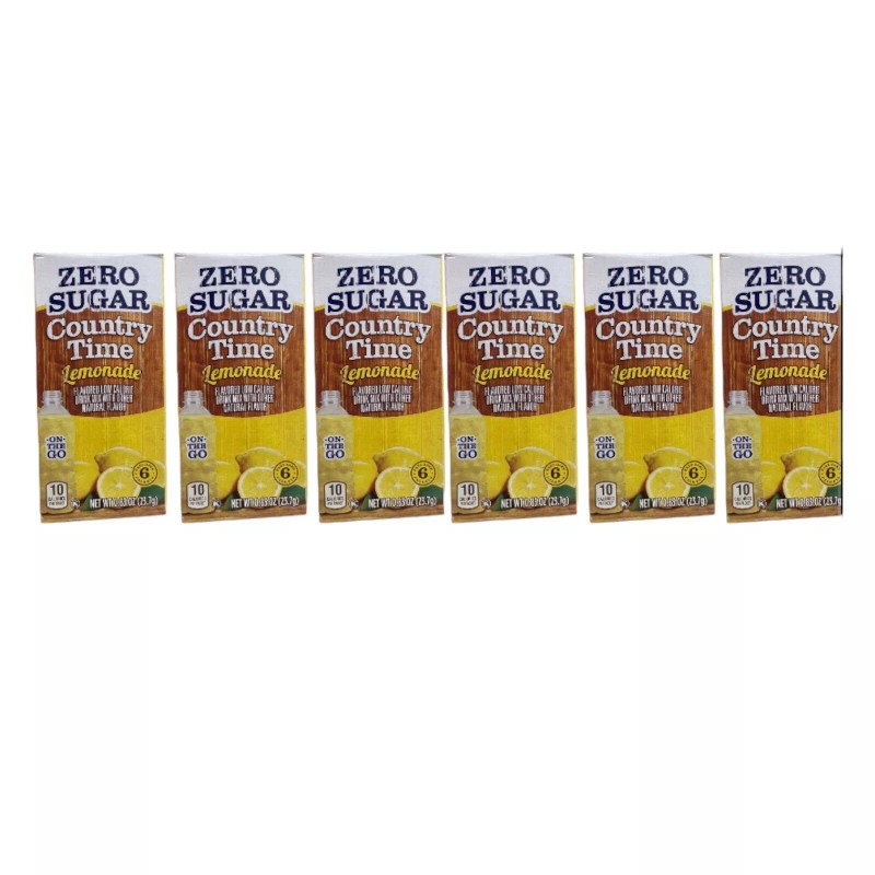 Country Time Lemonade Flavor Lot of 6 Boxes 0 Sugar