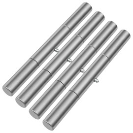 Zonon 4 Pcs Weld On Trailer Ramp Hinges 10 Inch Steel Heavy Duty Greaseable Ramp Door Hinges for Trailer Door Utility Gate Barrel Dump, Zinc Plated