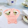 TUESMEILL Bunny Candy Bowl Easter Rabbit Bowl Easter Candy Dish