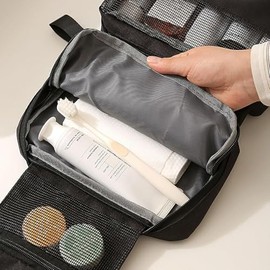 Neceser de Viaje, Bolsa de Cosmeticos de Viaje Colgante, Neceser Organizador de Alta capacidad Impermeable, Bolsa Organizadora de Cosmeticos Portátil