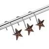 AGPtek Star Decorative Rustic Shower Curtain Hooks for Home Bathroom,