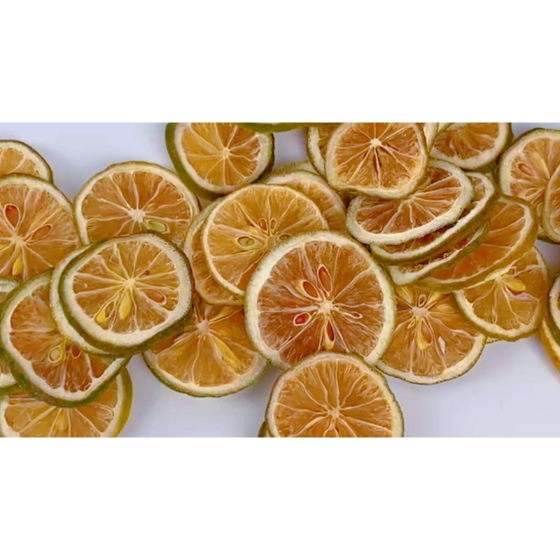 Dehydrated Dry Lime For Cocktails, Dried Lime Slices 8.8oz/250g, 100%