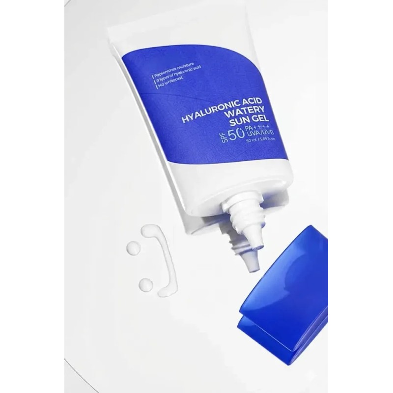 Protector Solar Facial Gel Acuoso Ácido Hialurónico Fps 50+