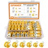 ISPINNER 52pcs Cable Clamps Assortment Kit, 304 Stainless Steel Rubber